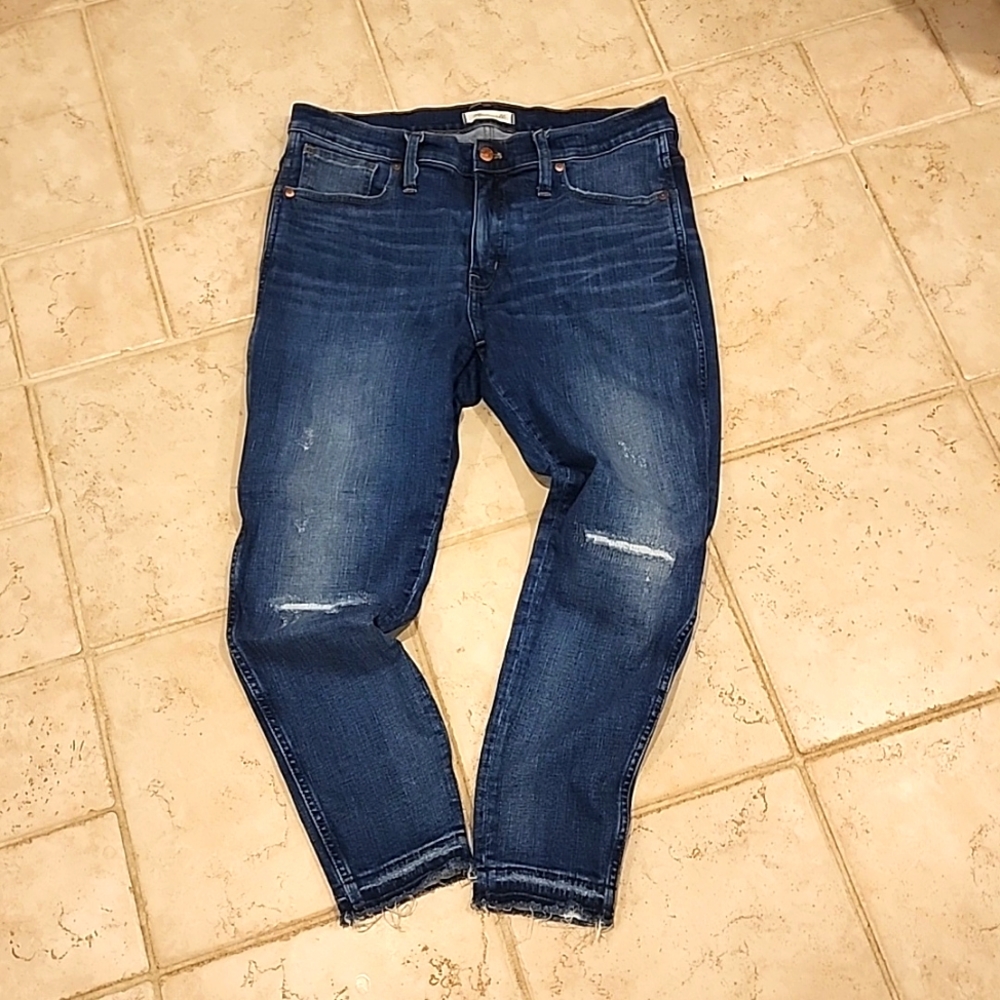 9in high rise skinny jeans petite